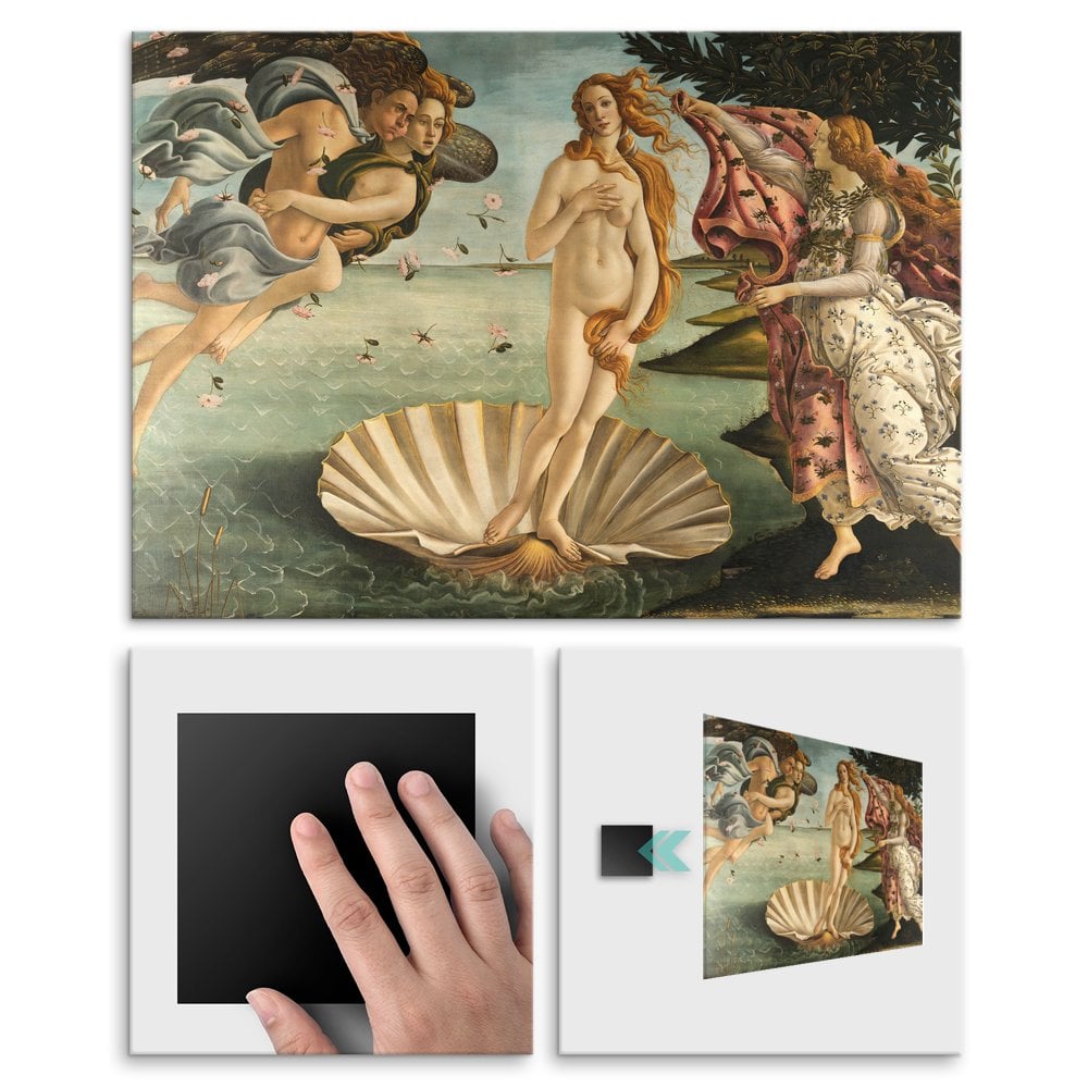 Plakat metalowy Sandro Botticelli The Birth of Venus M