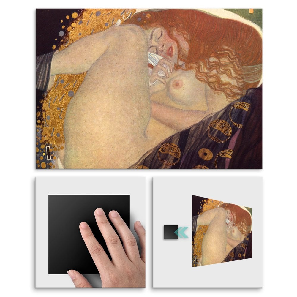 Plakat metalowy Gustav Klimt Danae M