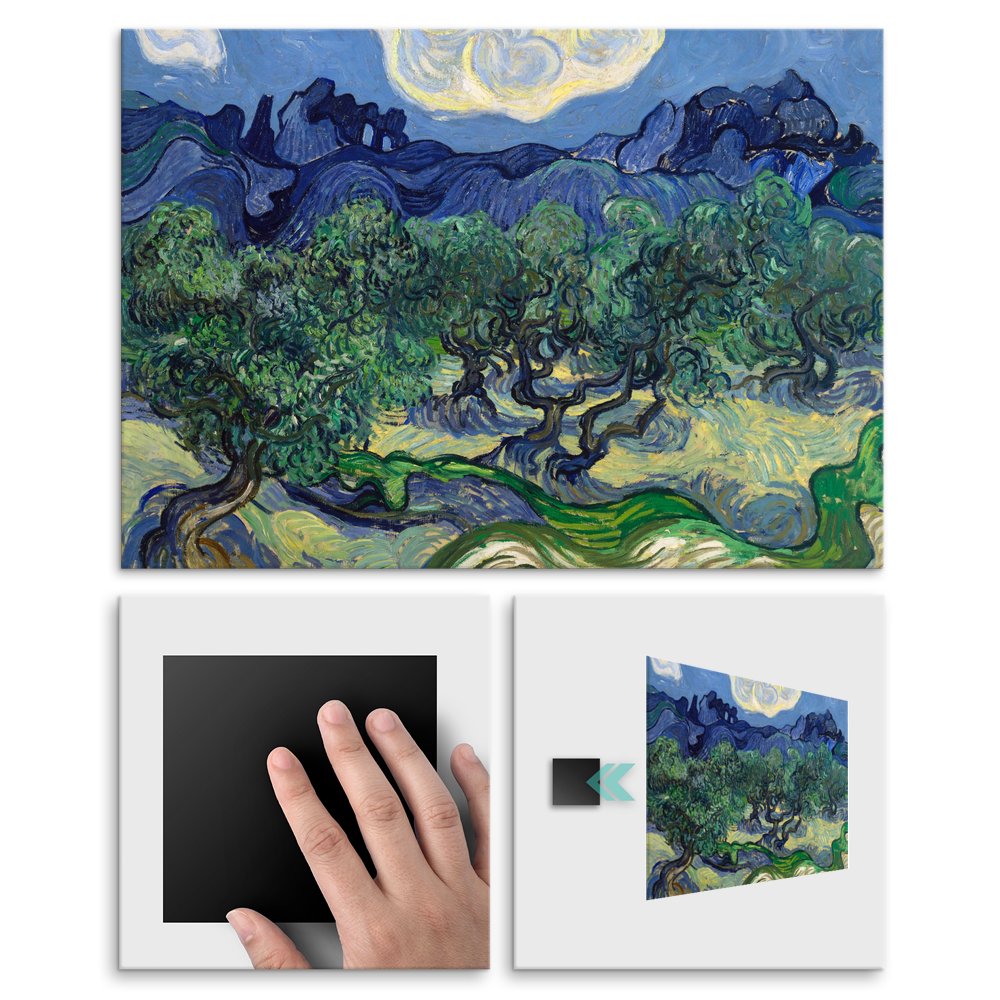 Plakat metalowy Vincent Van Gogh The Olive Trees M