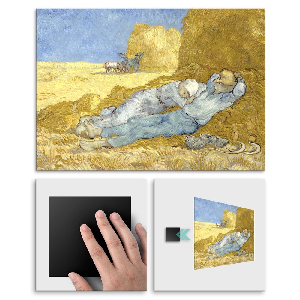 Plakat metalowy Vincent Van Gogh The Siesta L