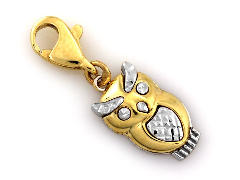 Zota zawieszka 333 charms charms prezent grawer