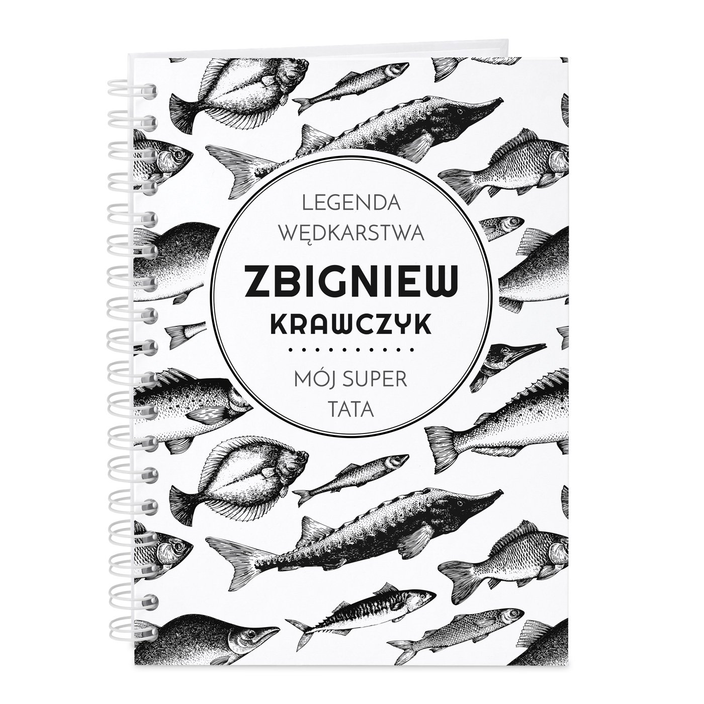 Notatnik koonotatnik z nadrukiem dla taty wdkarza